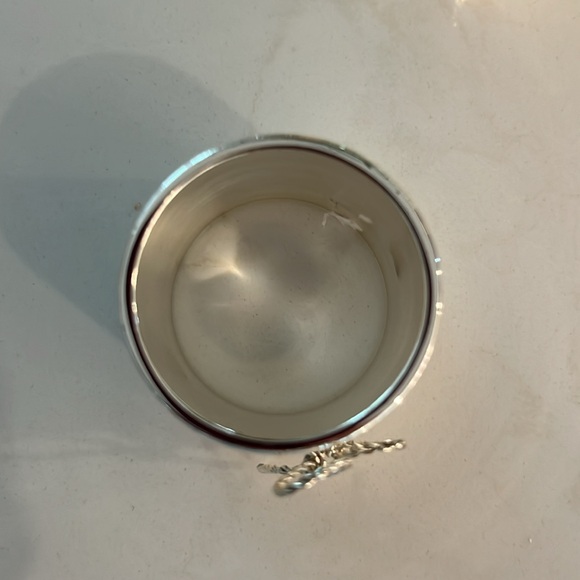 EUC set of 4 silver plated Vera Wang love knot napkin rings from Wedgewood - Picture 4 of 5